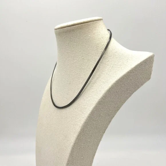 Sterling Silver 925 Mexico Collar Necklace Choker Minimalist - Picture 2 of 8